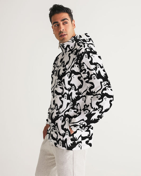 Ghosts Pattern Men's Windbreaker