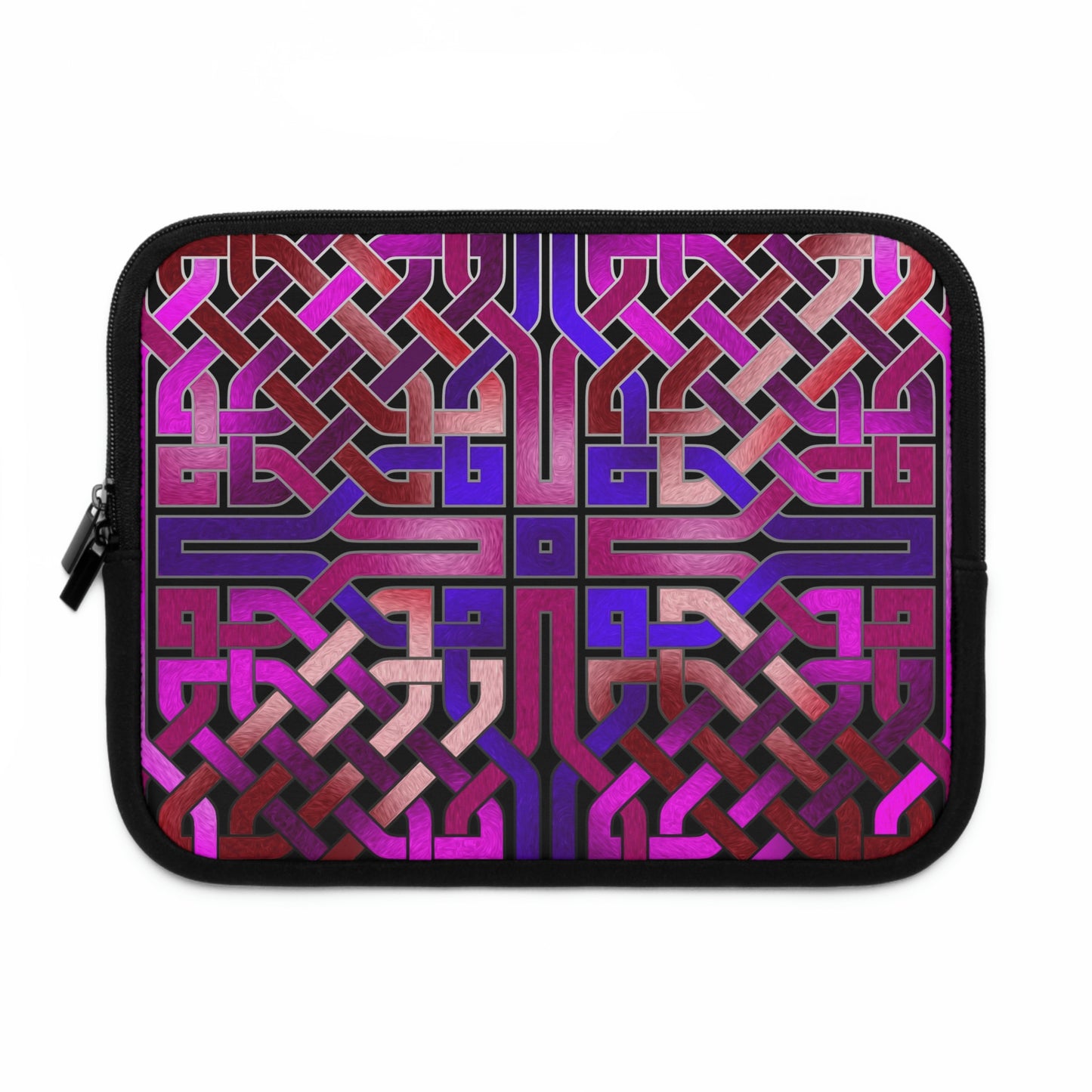 Pink Celtic Knot Square Laptop Sleeve