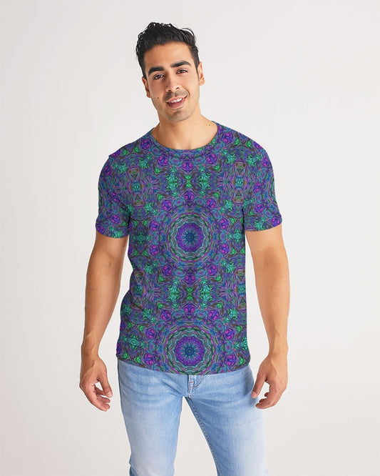 Blue Green Purple Kaleidoscope Men's Tee