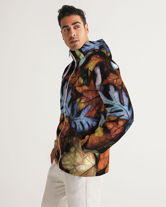 Mid October Leaves Men's Windbreaker