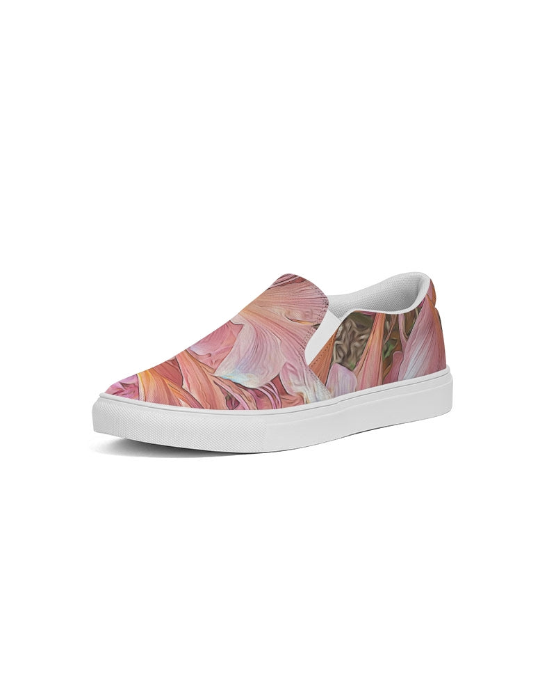 Pink Amaryllis Women's Slip-On Canvas Shoe