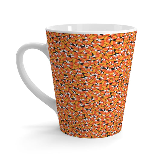 Candy Corn Pattern Latte mug