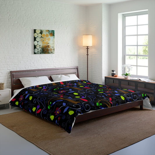 Birds and Scrolls Comforter