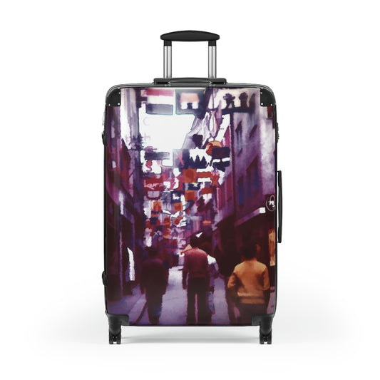Vintage City Market Suitcases