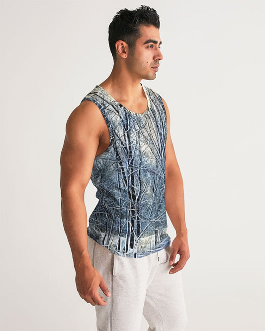4 Oclock Winter Landscape Men's Sports Tank