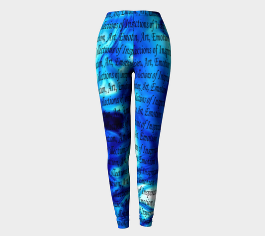 Inspiration In Blue Leggings