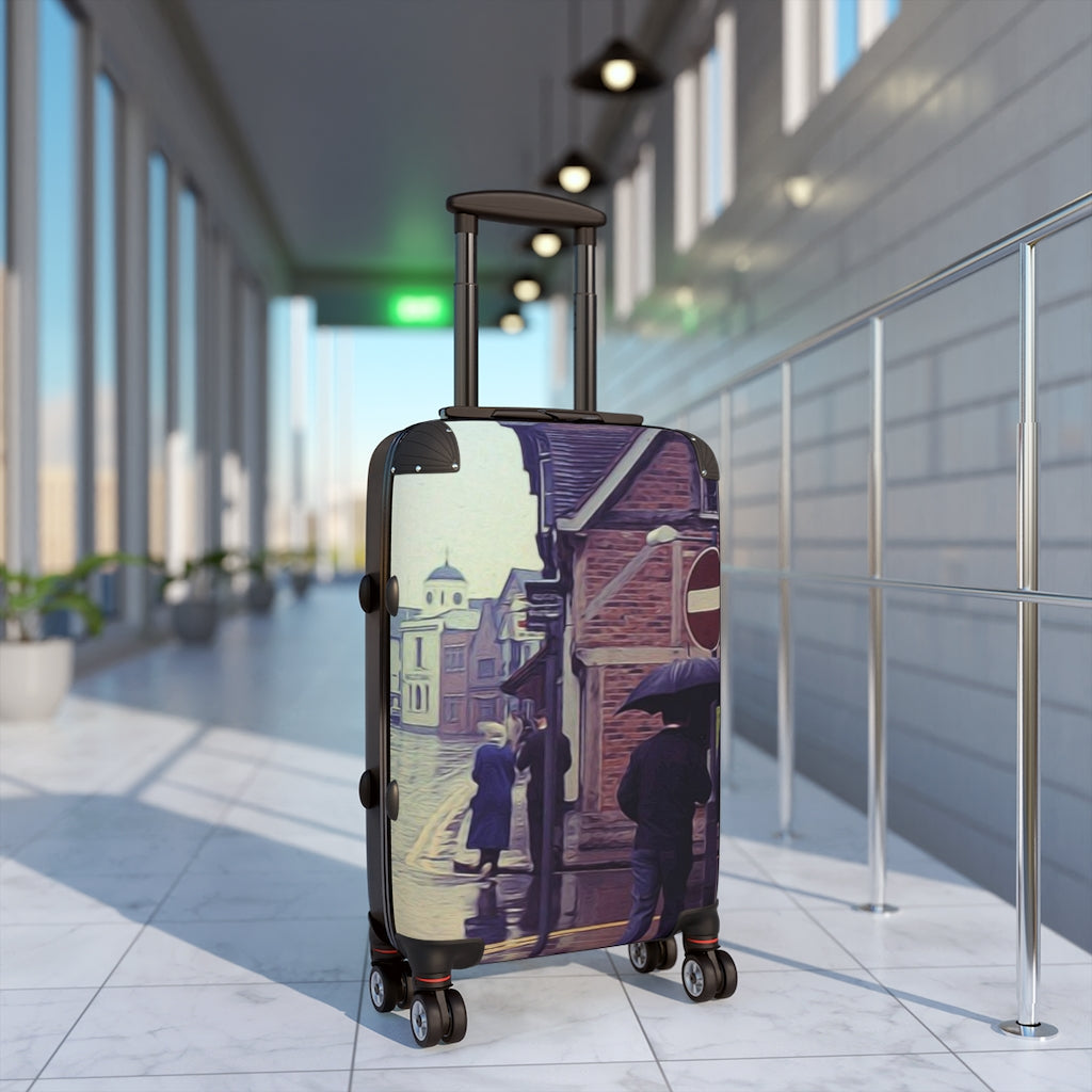 Rainy Day In England Suitcases