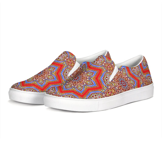 Medieval Kaleidoscope Slip-On Canvas Shoe