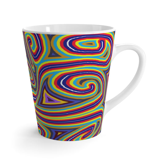 Curly Swirls Latte mug