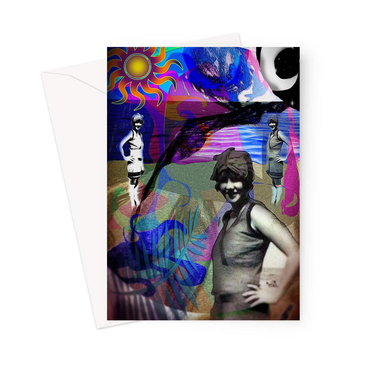 The Swimmer Greeting Card