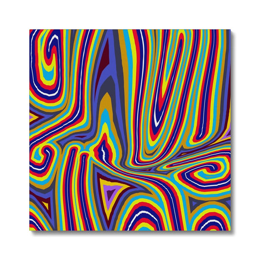 Curly Swirls Canvas