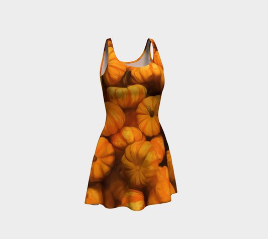 Pumpkins Flare Dress