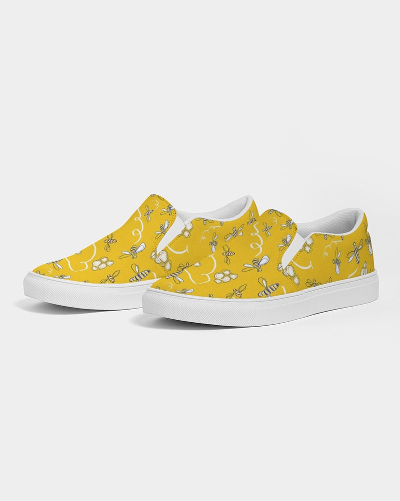 Honey B ees Women's Slip-On Canvas Shoe