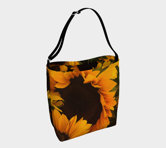 Sunflower Basket Day Tote