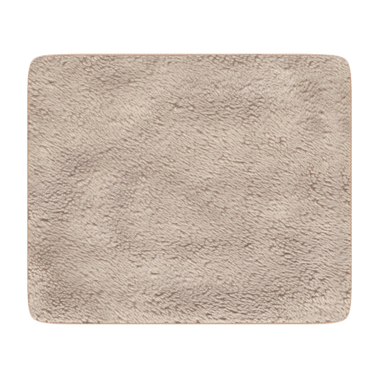 Samothrace Statue Tan Sherpa Blanket