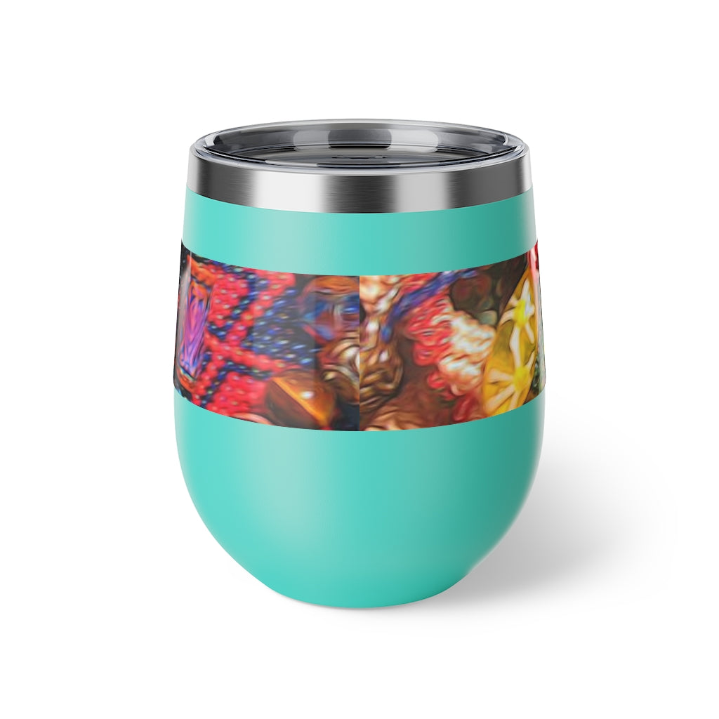 Beaded Jewelry Copper Vacuum Insulated Cup, 12oz