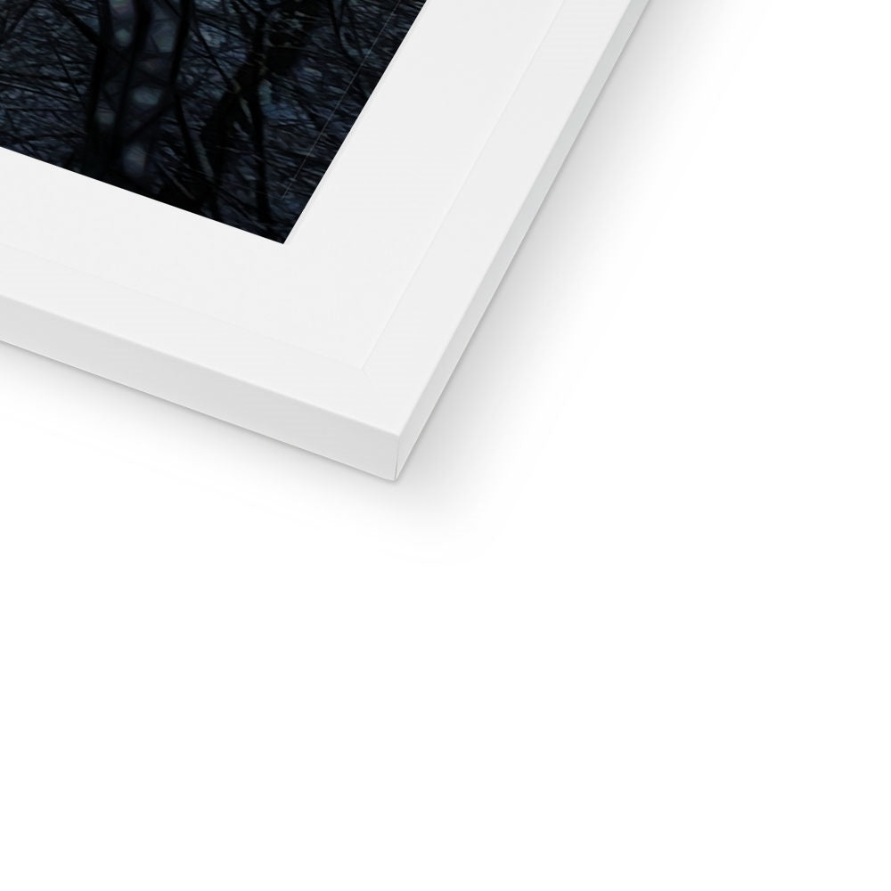Twilight Icicles Framed & Mounted Print