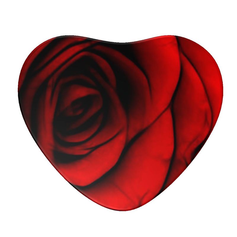 Red Roses Triple Pendant Silver Necklace
