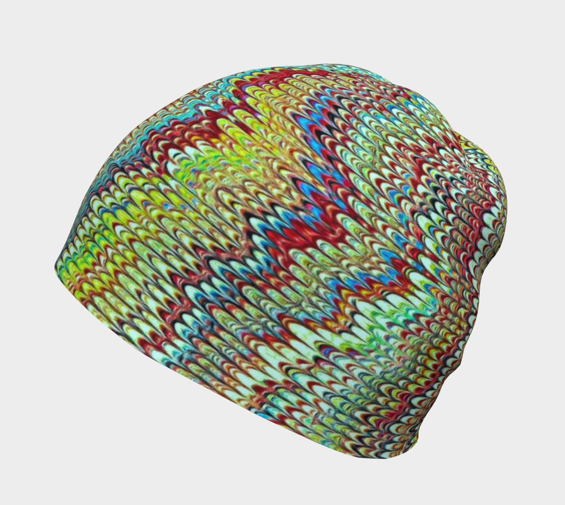 Cool Green Marbled Hat