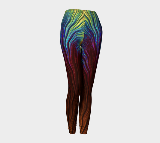 Rainbow Copper Fractal Leggings