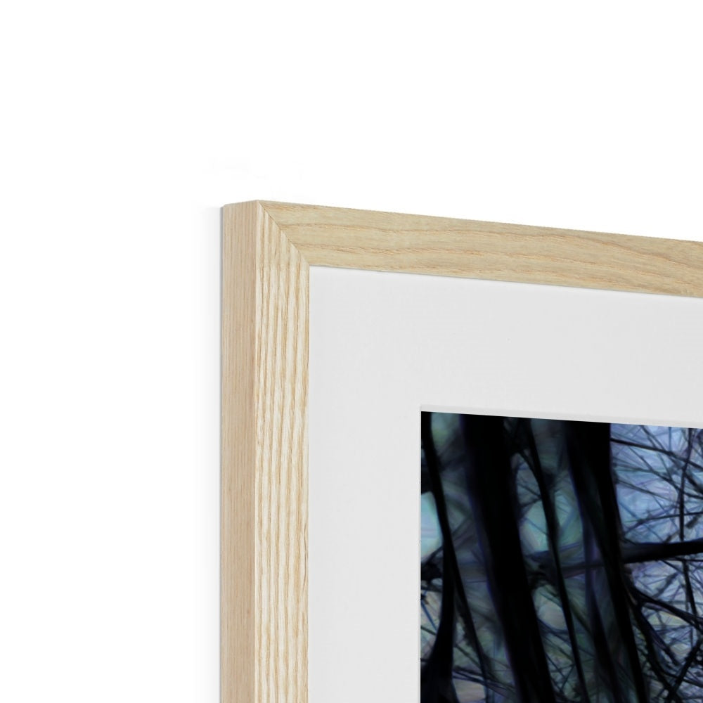 Twilight Icicles Framed & Mounted Print