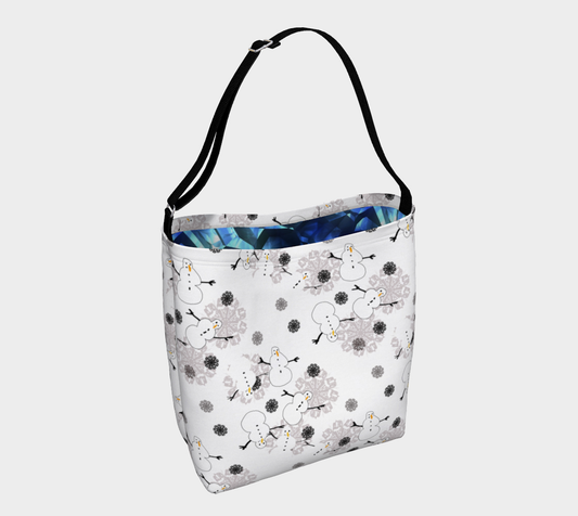 Snowman Pattern Daytote