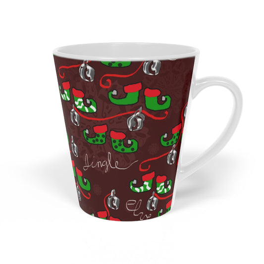 Elves Jingle Latte Mug, 12oz