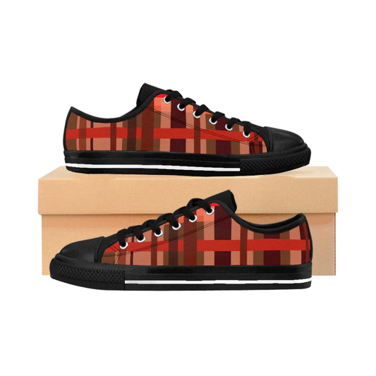 Fall Plaid Women's Sneakers