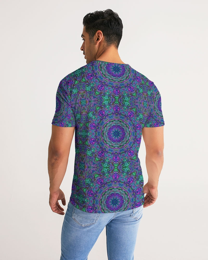 Blue Green Purple Kaleidoscope Men's Tee