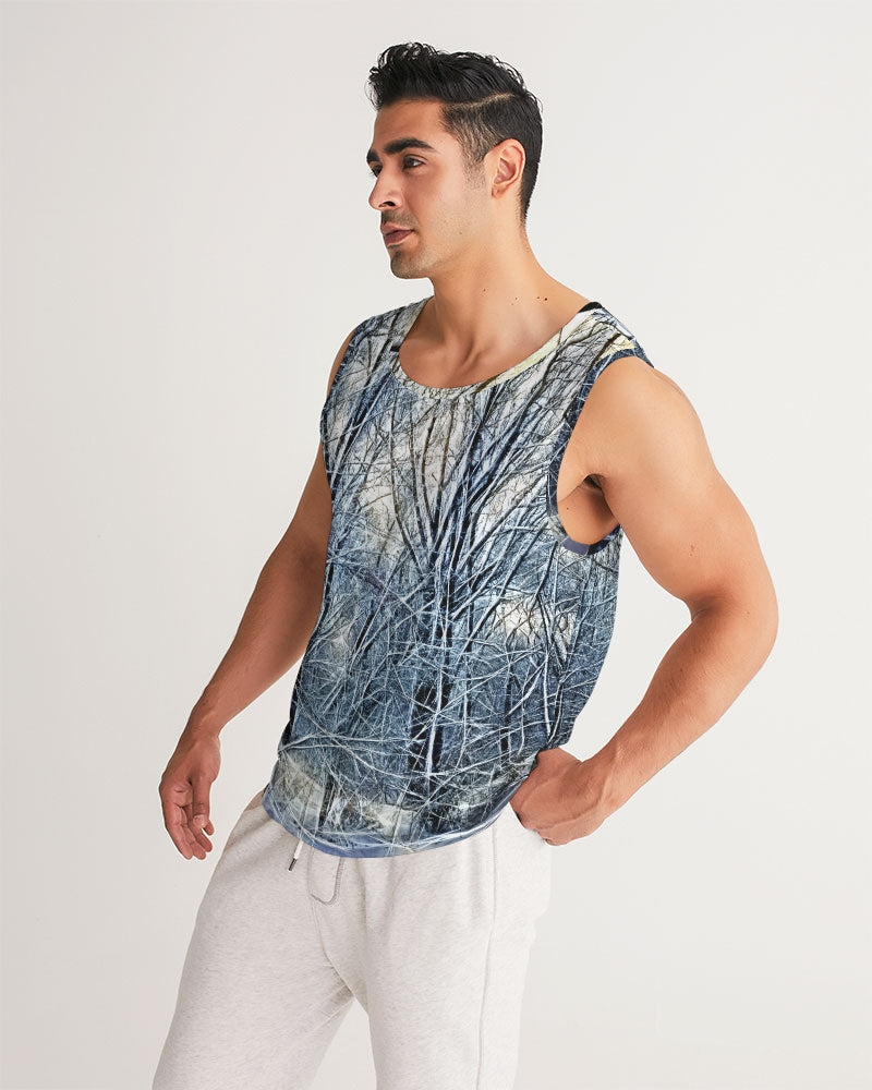 4 Oclock Winter Landscape Men's Sports Tank