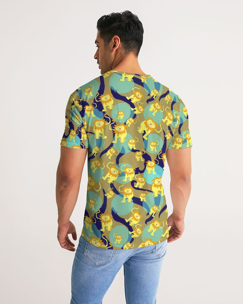 Lion Pattern Men's Tee