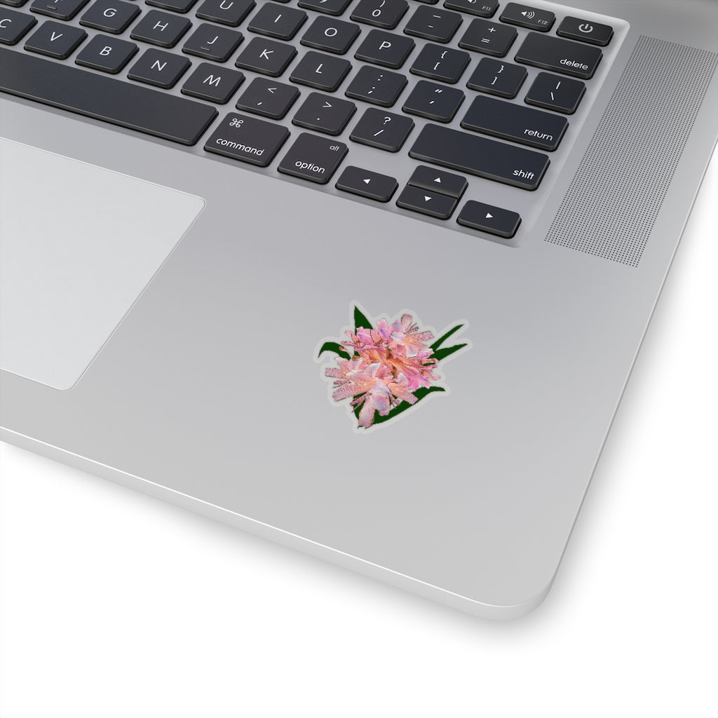 Pink Amaryllis Kiss-Cut Stickers