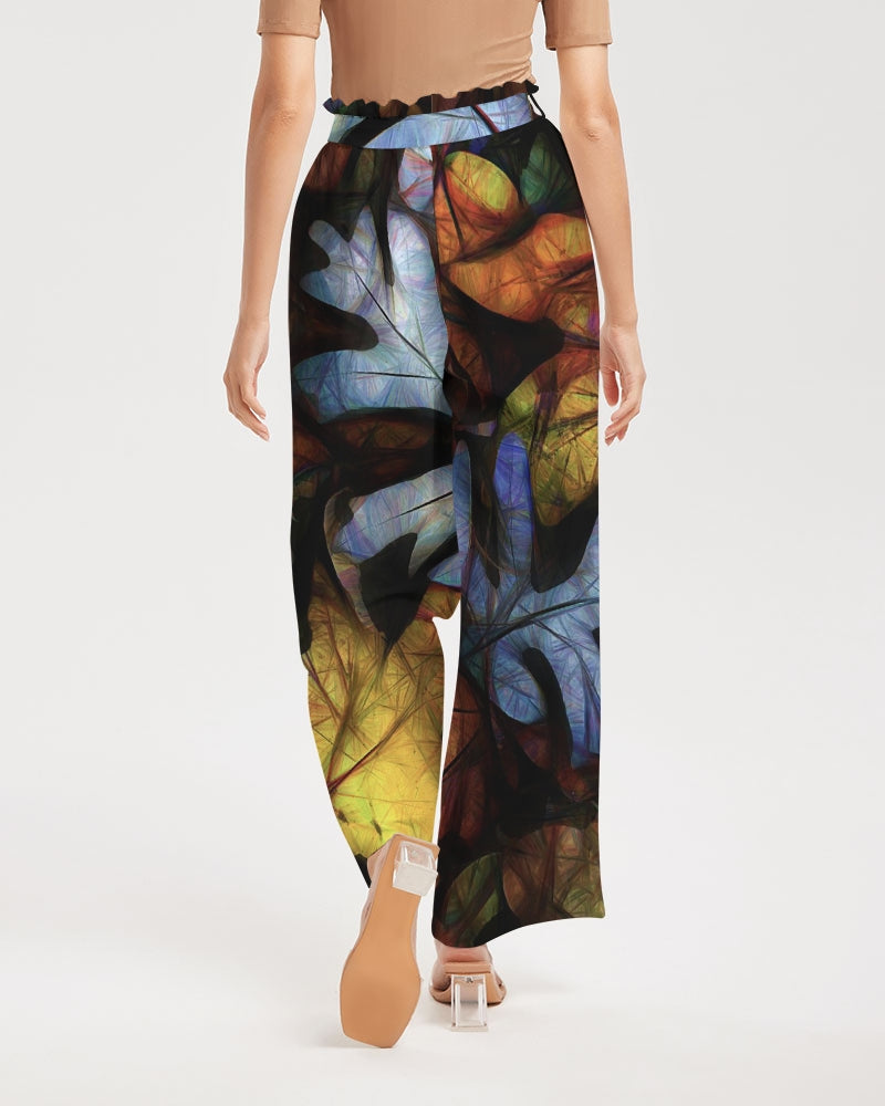 Mid October Leaves Women's High-Rise Wide Leg Pants