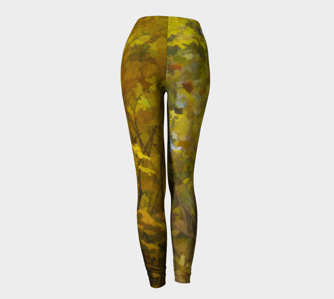 Fall Color Backyard Leggings