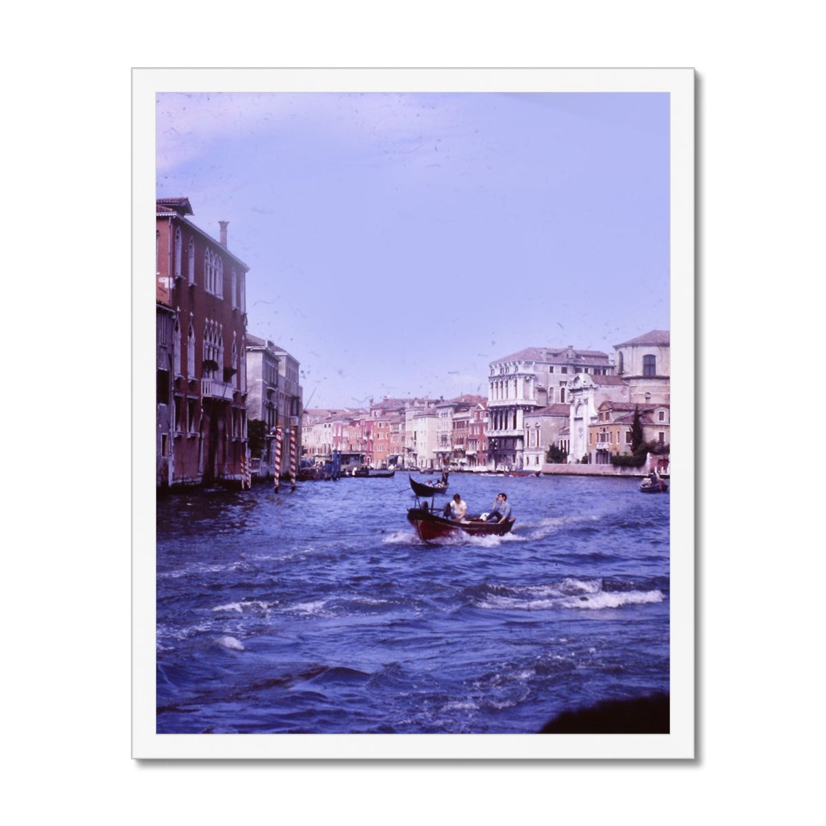 Europe Trip 1970 Number 18 Budget Framed Poster