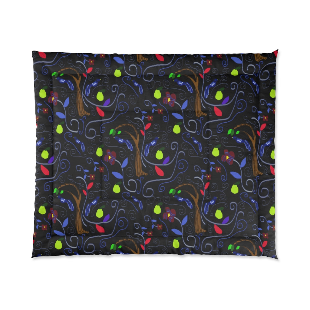 Birds and Scrolls Comforter