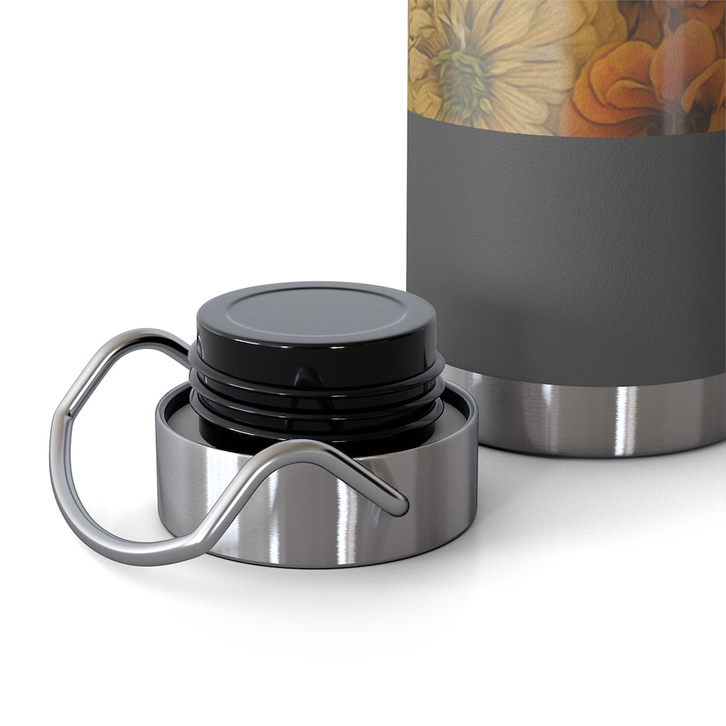 Yellow Zinnias 22oz Vacuum Insulated Bottle