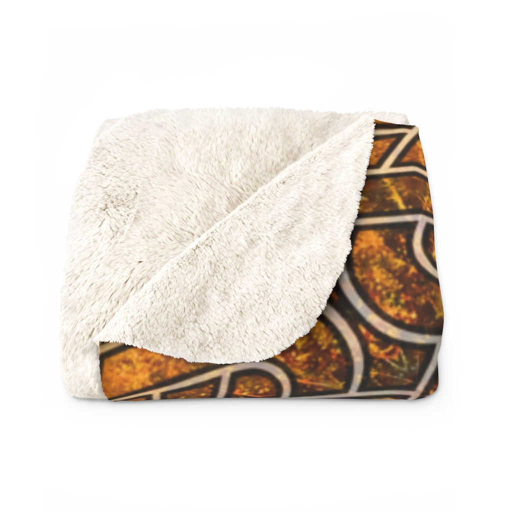 Fall Celtic Knot Sherpa Fleece Blanket
