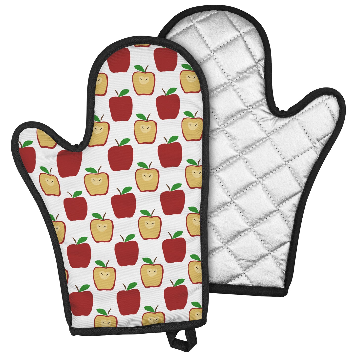 Apple Polkadots Oven Mit