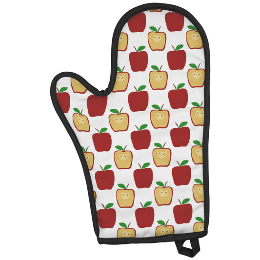 Apple Polkadots Oven Mit