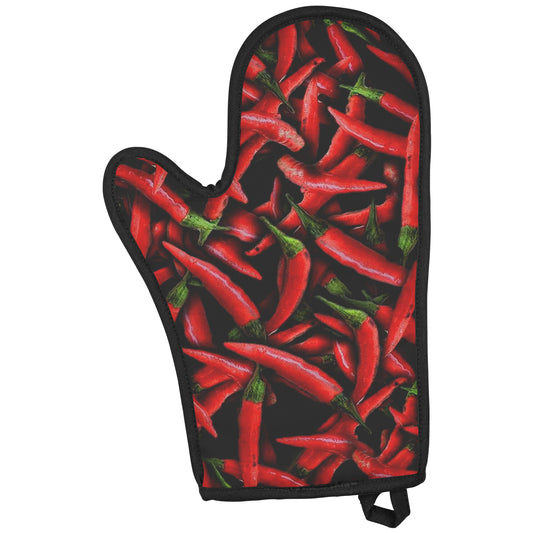 Red Chili Peppers Oven Mit