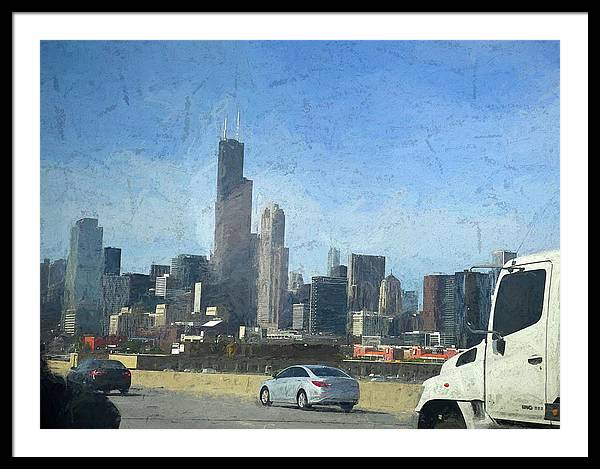 A Clear Drive Chicago - Framed Print