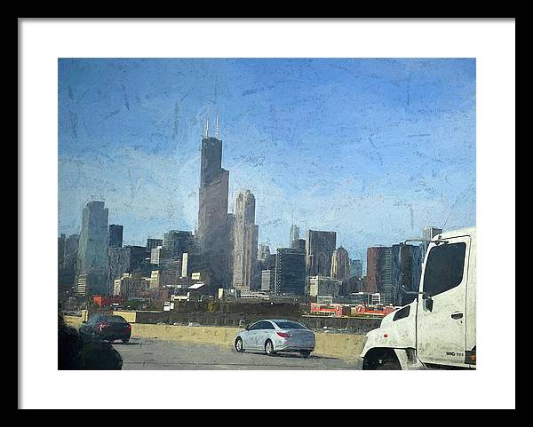 A Clear Drive Chicago - Framed Print