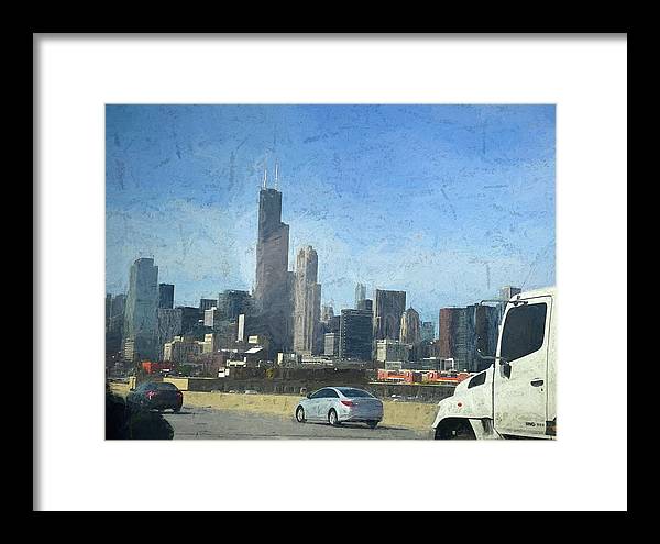 A Clear Drive Chicago - Framed Print