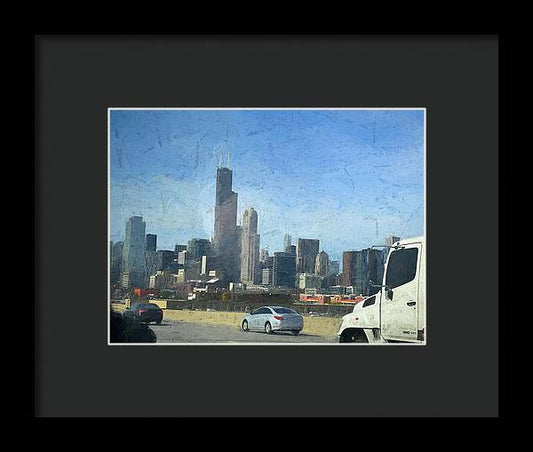A Clear Drive Chicago - Framed Print