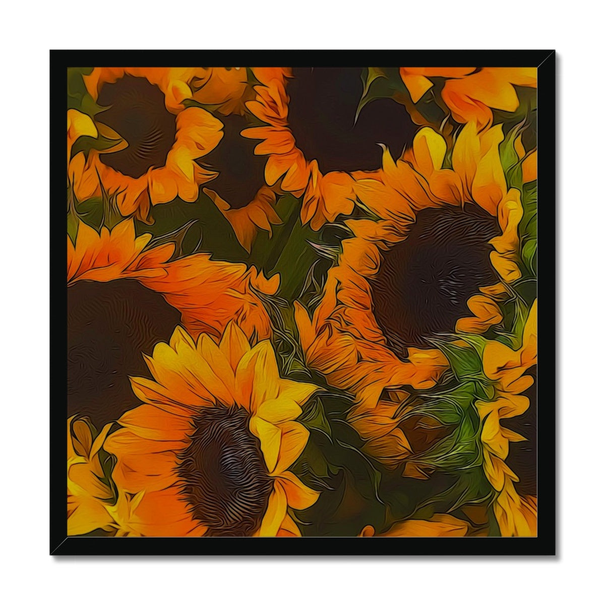 Sunflowers Framed Print