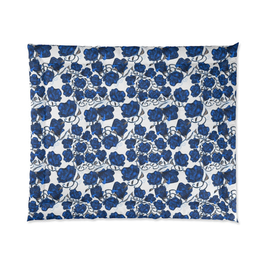 Blue Roses Comforter