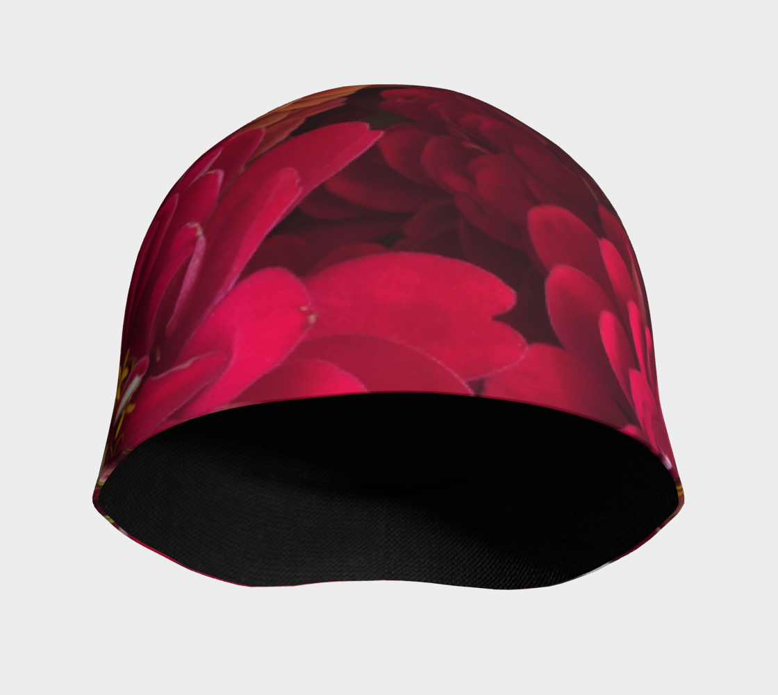Peach and Pink Zinnias Hat