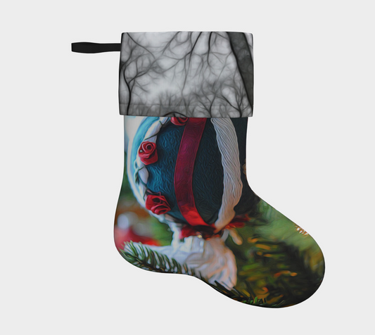Handmade Ornament Victorian Christmas Stocking
