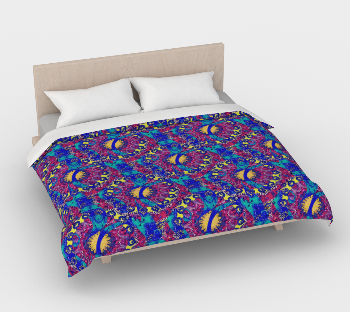 Caribbean Graffiti Duvet Cover